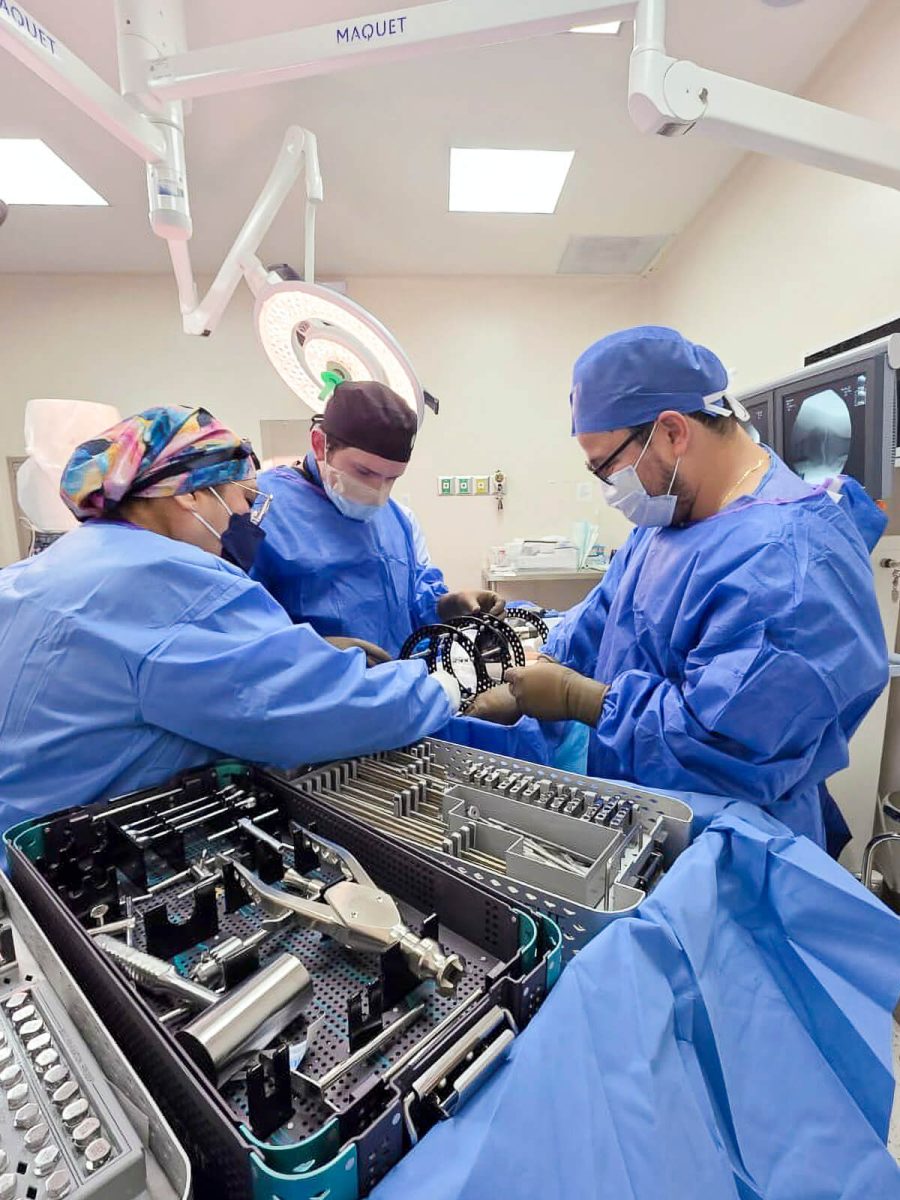 Procedimiento con el método Ilizarov